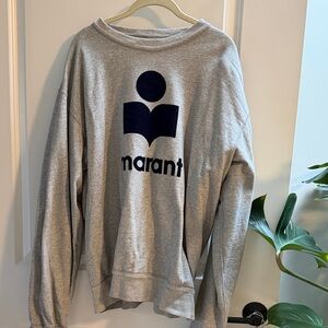 Isabel Marant Gray Crewneck Sweater